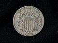 1883 USA shield Five Cents-dig on the number 50