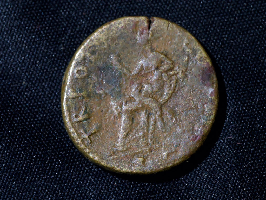 Trajan AD 98-117. Rome Dupondius Rome RIC-11-3981
