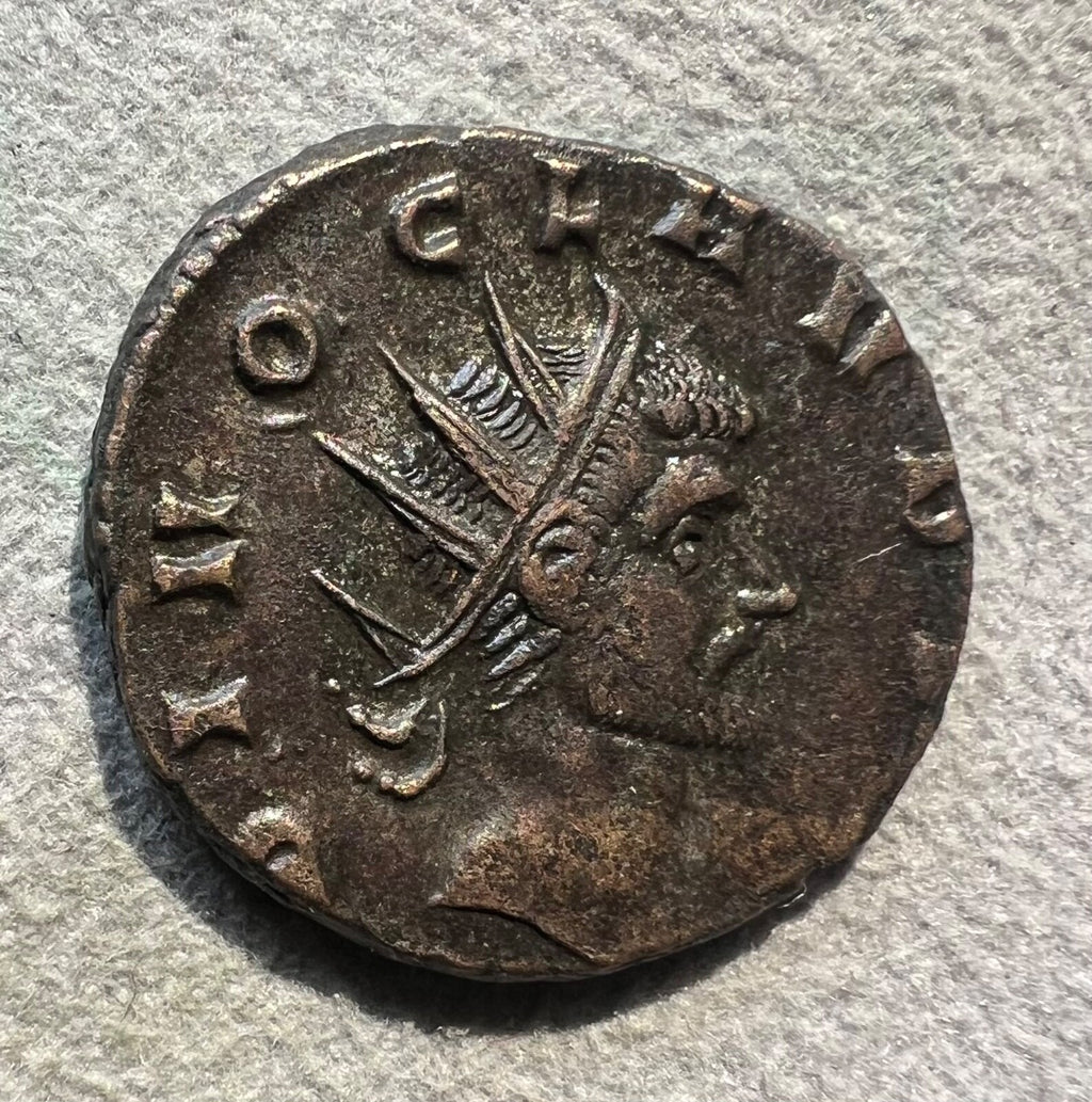 Claudius II Gothicus 268-270 AD – Eagle Standing, Consecratio-EF0