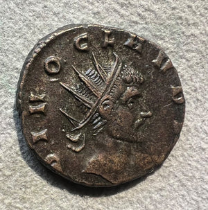 Claudius II Gothicus 268-270 AD – Eagle Standing, Consecratio-EF