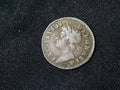 1687 Maundy Three Pence F for E in REX