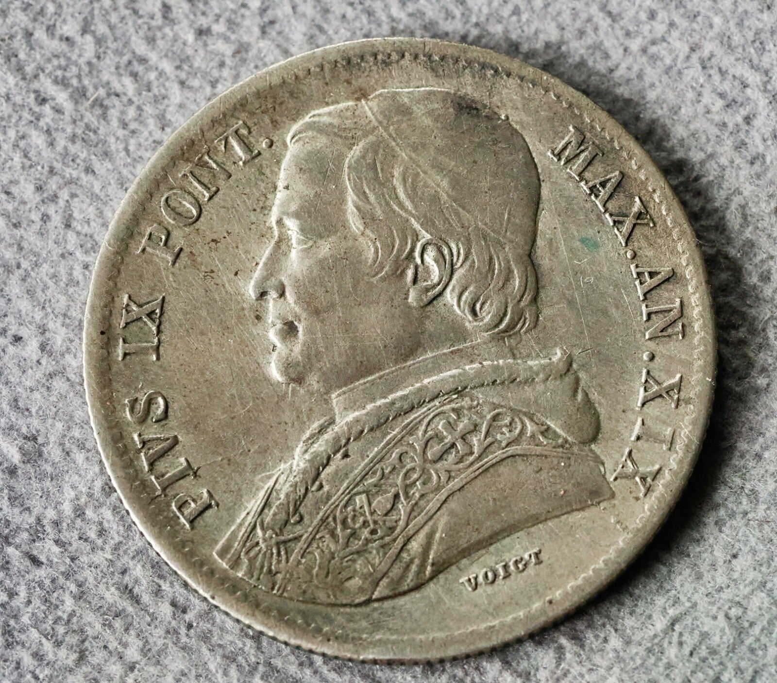 Italy 20 Baiocchi 1865 R0