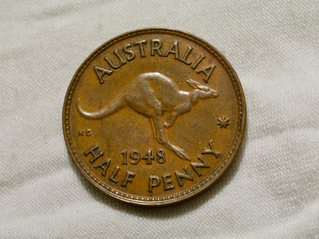 Australia  Half Penny 1948 M0