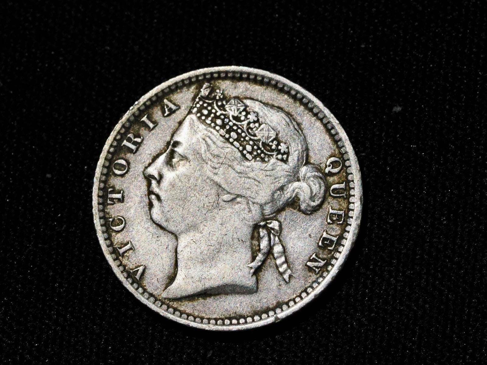 STRAITS SETTLEMENTS 10 Cents 18981