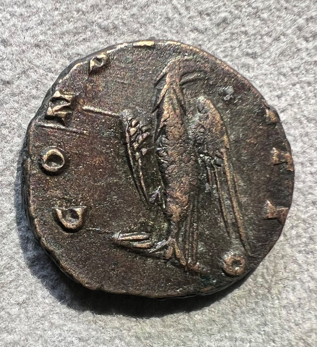 Claudius II Gothicus 268-270 AD – Eagle Standing, Consecratio-EF1