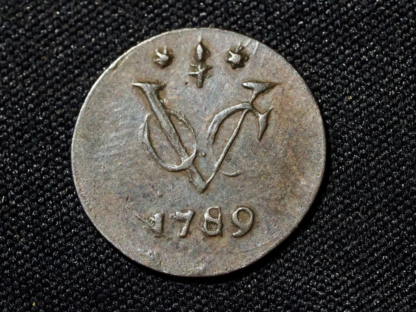 Netherlands East Indies 1/2 Duit  Gelderland  17891