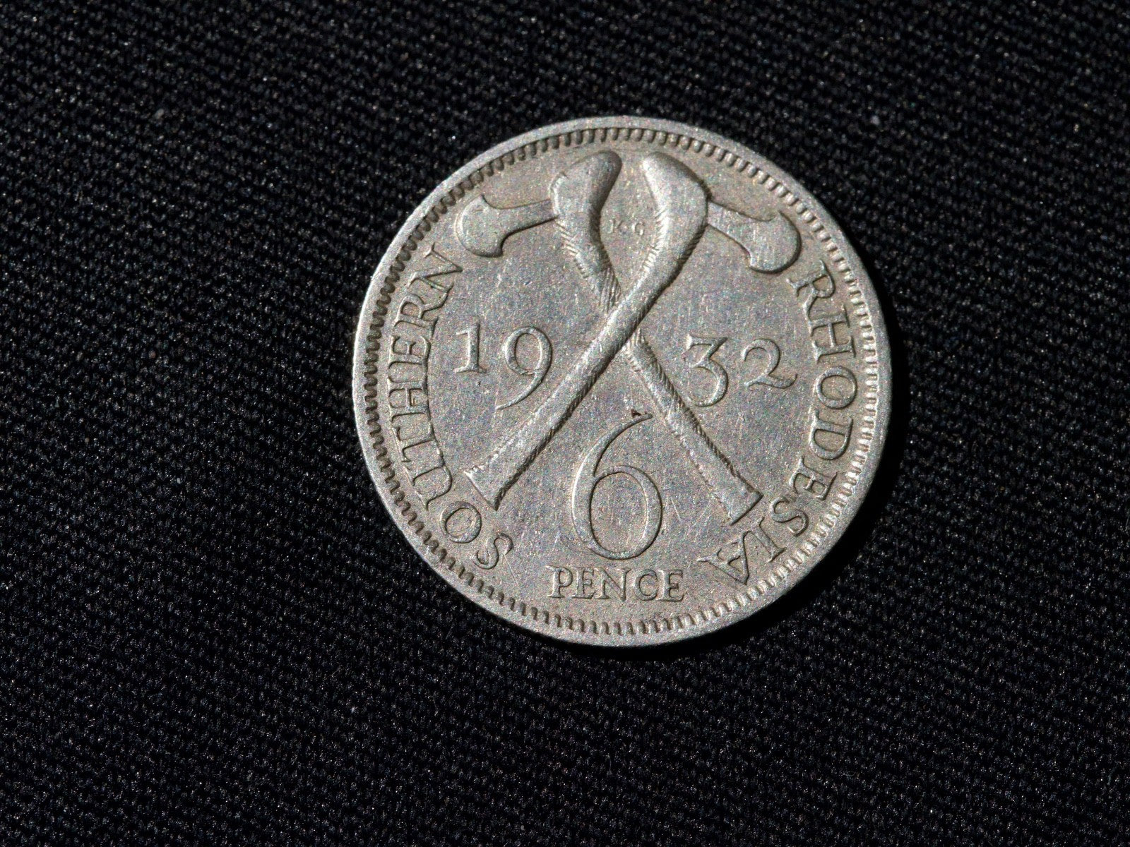 Rhodesia George VI Sixpence 19320