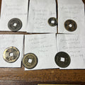 China Cash Coin Lot  6 coins0