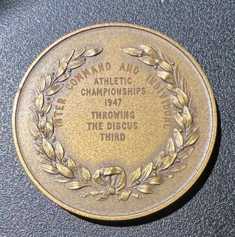 UNITED KINGDOM - R.A.F. ATHLETIC & CROSS COUNTRY association 1947 discus1