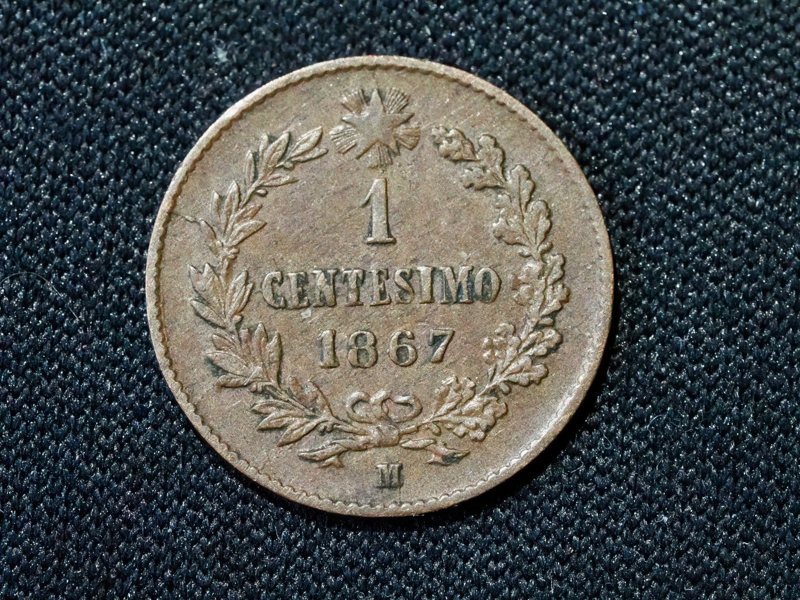 1867 Kingdom Italy 1 centesimo1