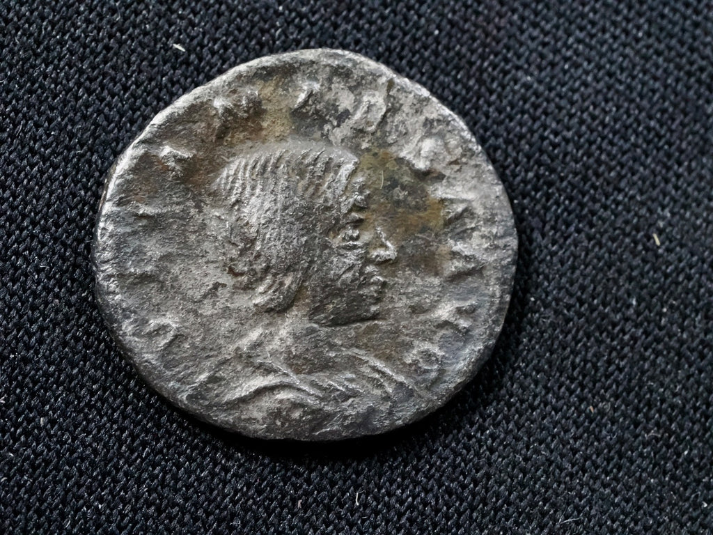 Silver denarius of Julia Maesa. Pudicitia reverse.0