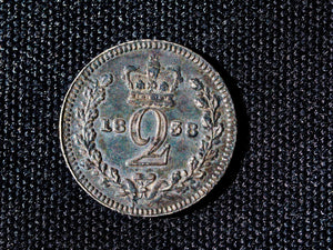 1838 Maundy Twopence - Victoria