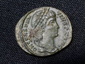 CONSTANTIUS II - ae3 Two soldiers holding spears and shields. Constantinople-EF0