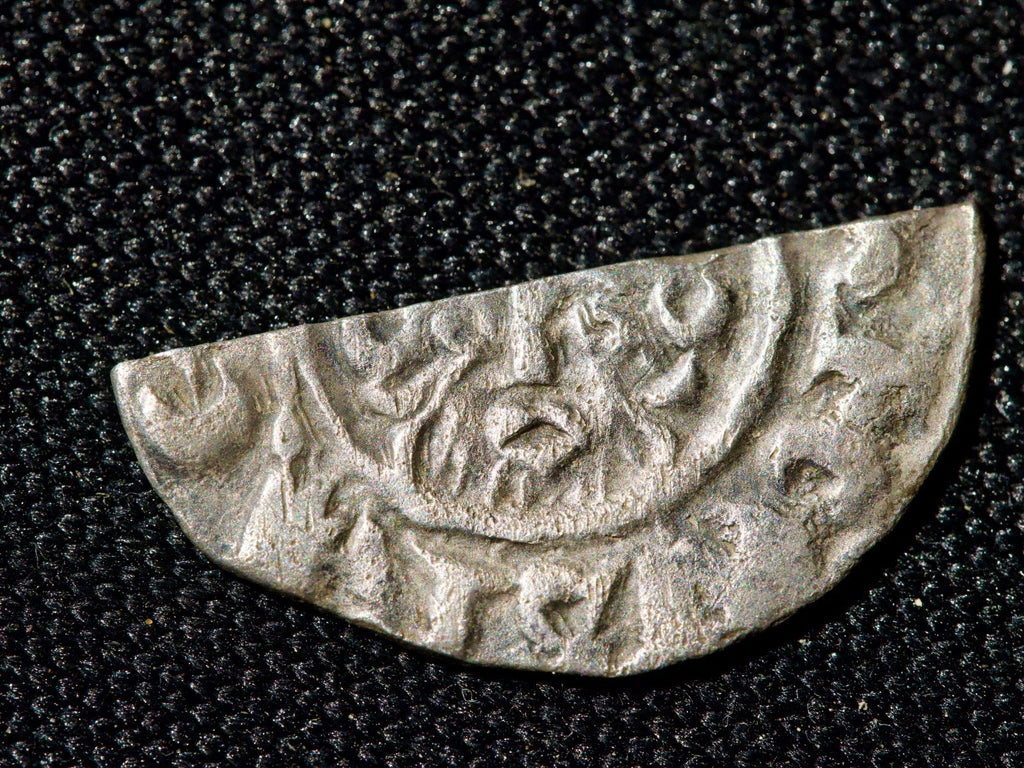 Henry III Hammered Short Cross cut Half Penny  Class 7b1- Roger of R Cant0