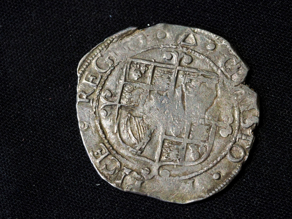 Charles I Shilling S2796 mm triangle0