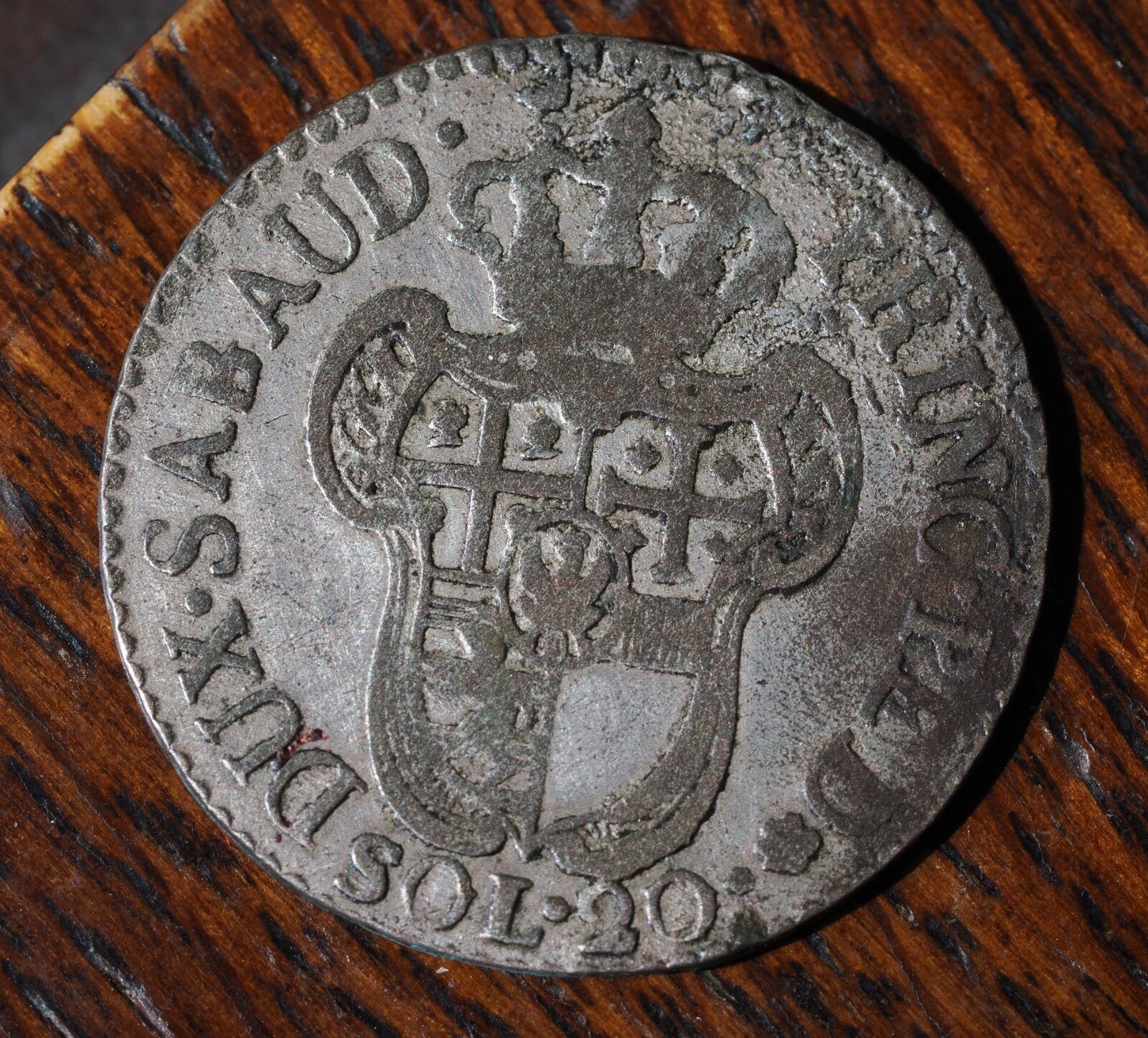 Italian States Sardinia 1796 silver 20 Soldi1