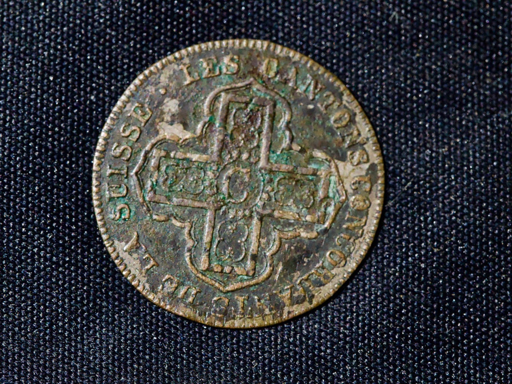 Switzerland  Canton of Vaud, 1 Batz, 1831, Billon1