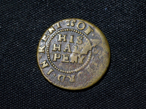 17th Century Token, Robert Wage-Ashford-Kent