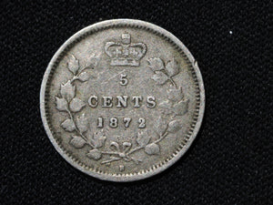 Canada 5 Cents 1872H