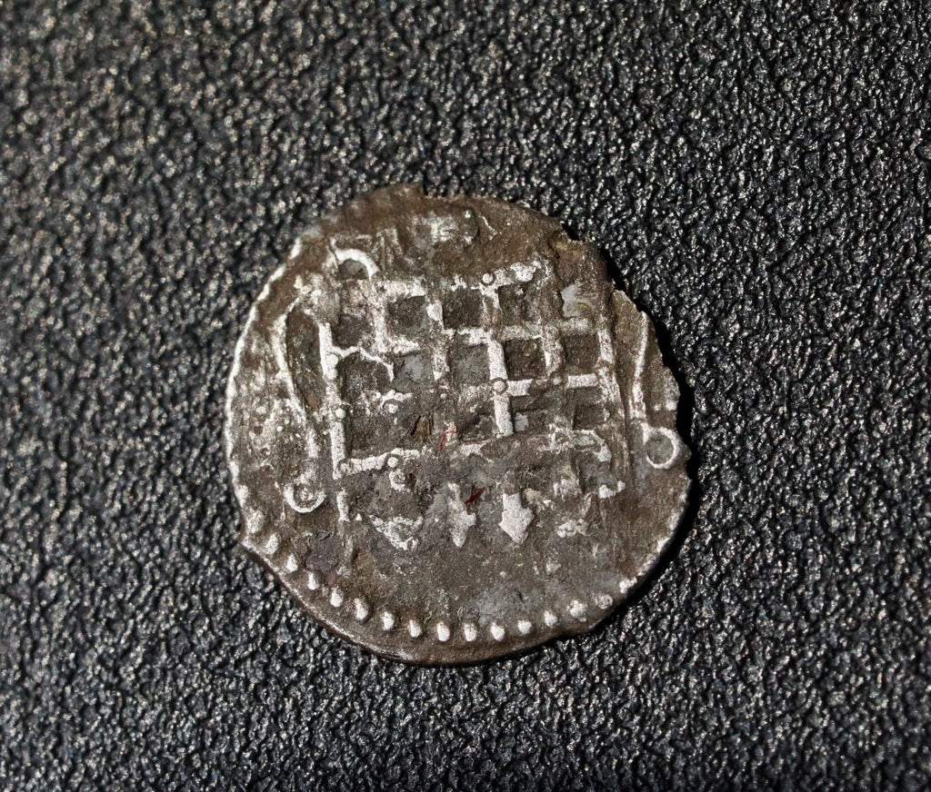 Elizabeth I Portcullis halfpenny mm Woolpack S.25810