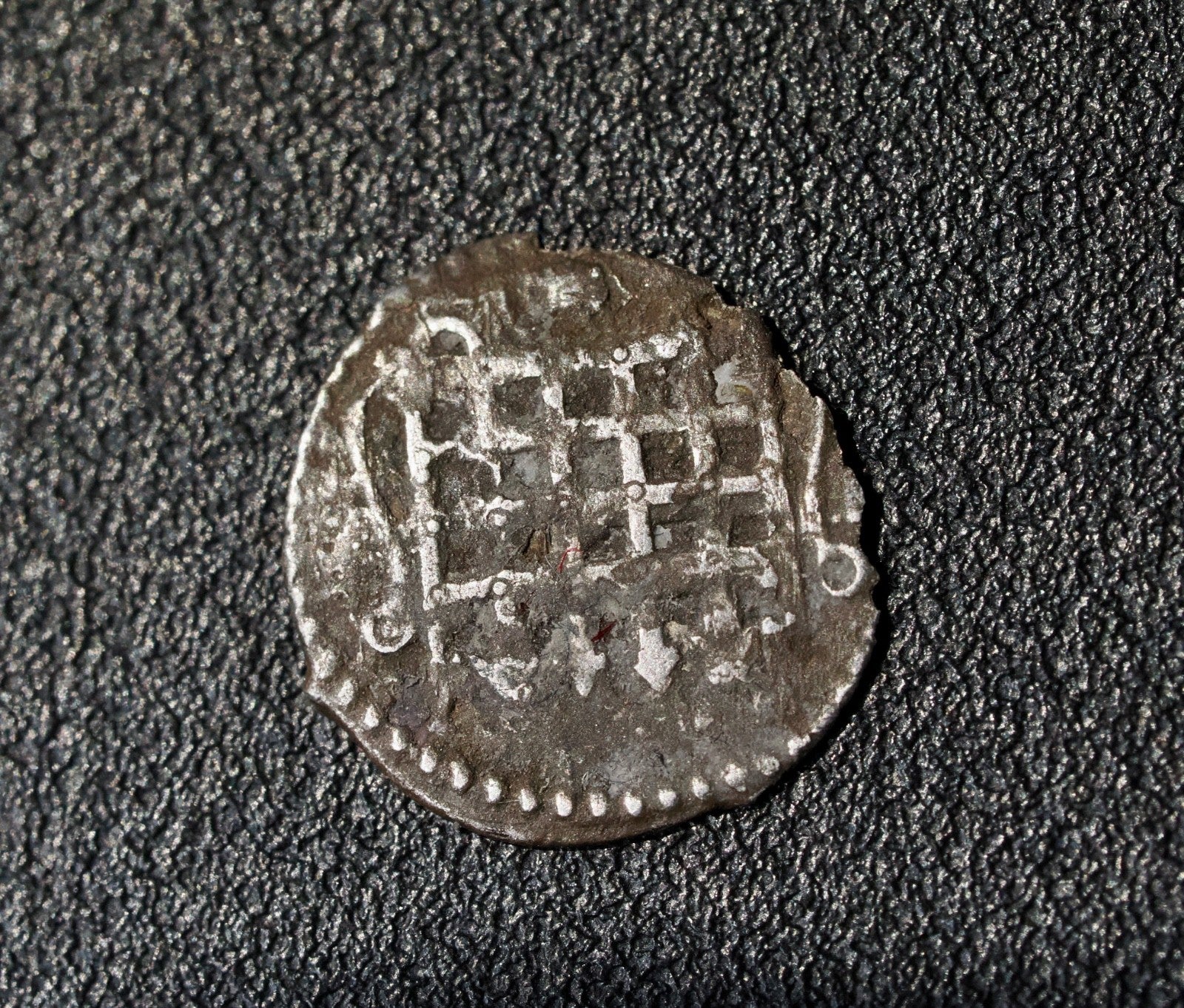 Elizabeth I Portcullis halfpenny mm Woolpack S.25810