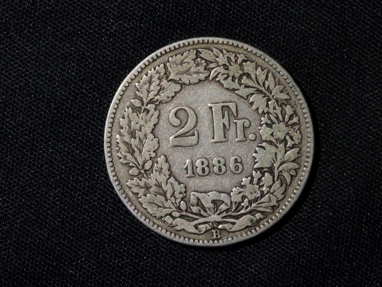 Switzerland 2 Francs 1886 B1
