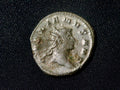 Gallienus  antoninianus -Virtus standing left, resting on shield,holding spear0