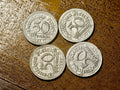 Germany -four  Weimar Republic 50 Pfennigs 1922 A,  D, G and J0