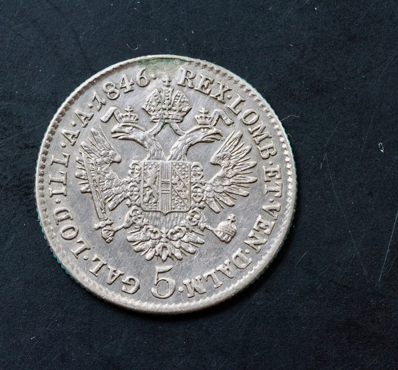 Austria 5 Kreuzer 1846 A-excellent example1
