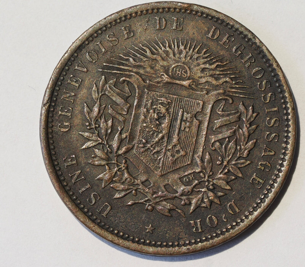 Switzerland, Medal, Exposition Nationale Suisse de Genève, 1896, Hantz1
