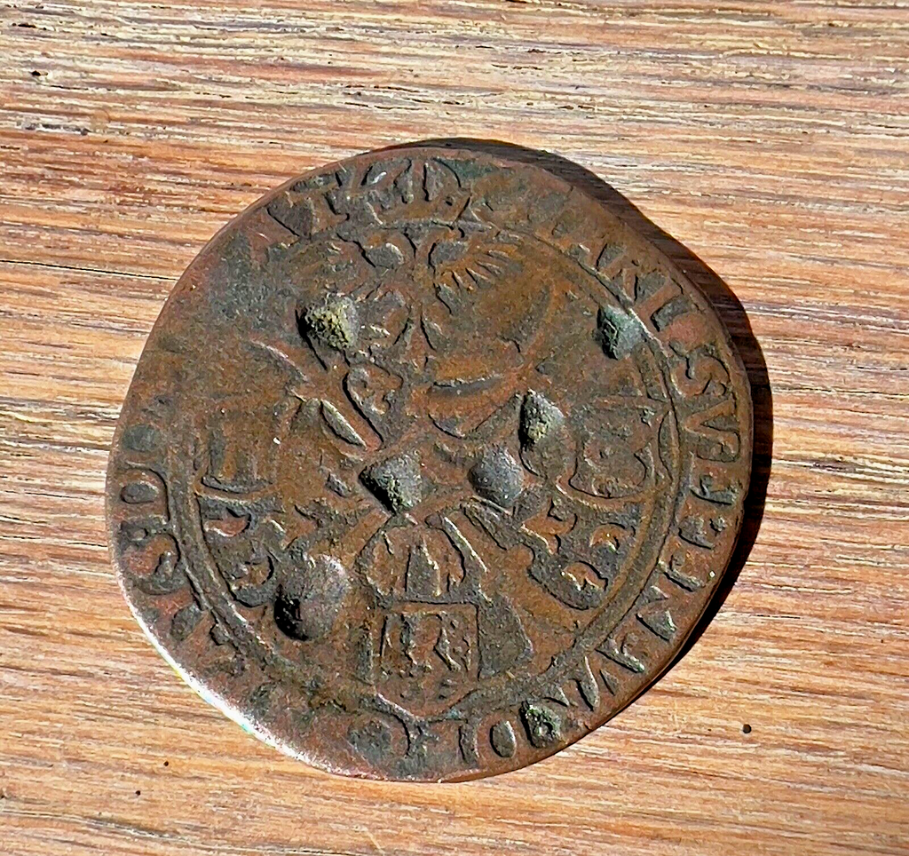 Spanish Netherlands, Token, Bureau des Finances,Charles V dated 15411