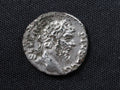 Septimus Severus fourrée denarius-Fortuna seated  reverse.0