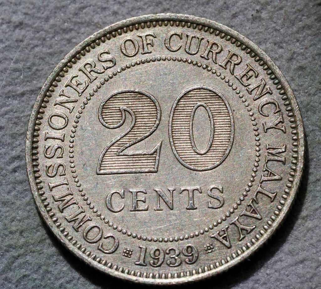Malaya 20 Cents 19390