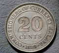 Malaya 20 Cents 19390