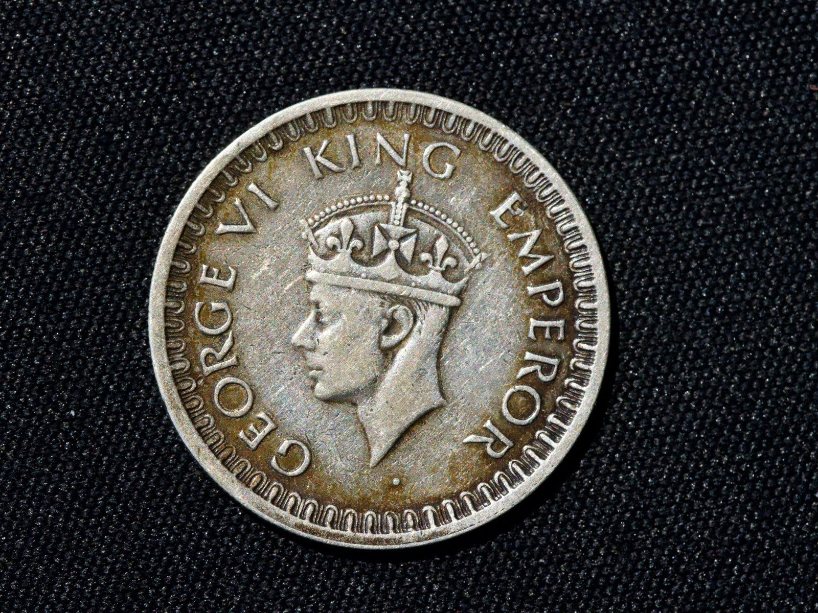 George VI Half Rupee 1945 dot1
