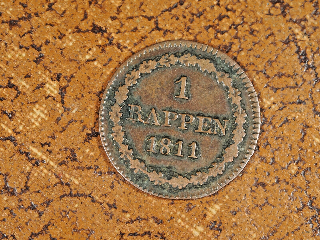 Switzerland Canton of Bern 1 Rappen 1811-high grade0