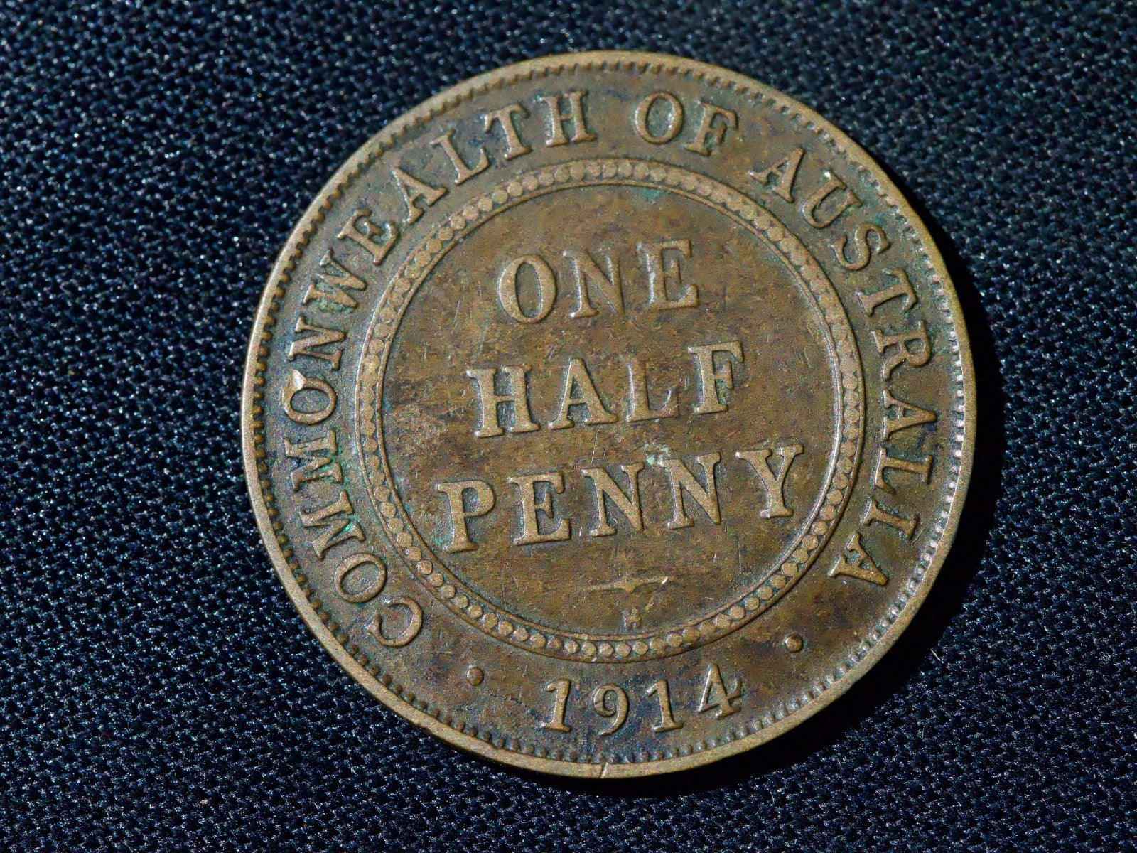 Australia  Half Penny 1914H1