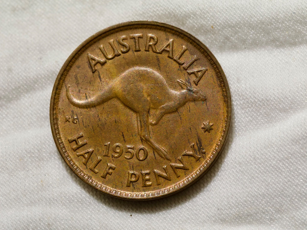 Australia  Half Penny 1950 dot0