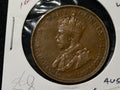 Australia 1919 penny-dot below bottom scroll0