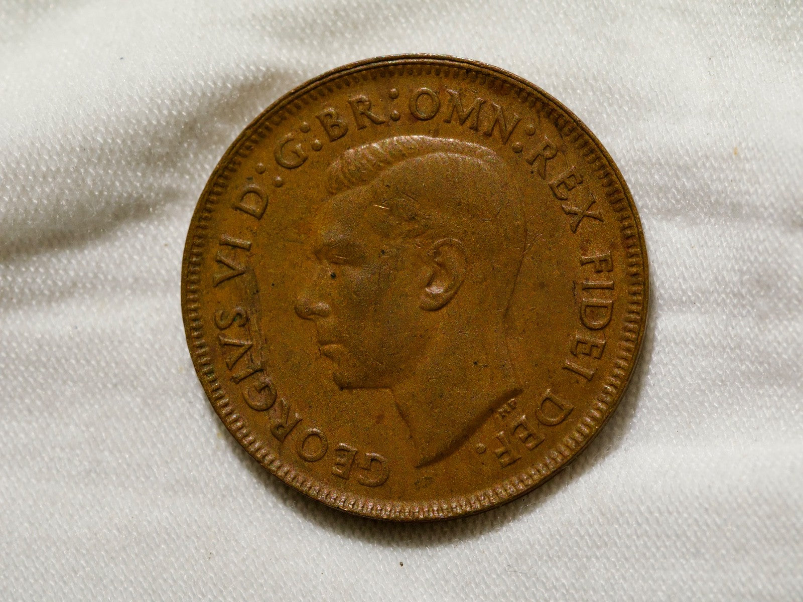 Australia  Half Penny 1951 M1