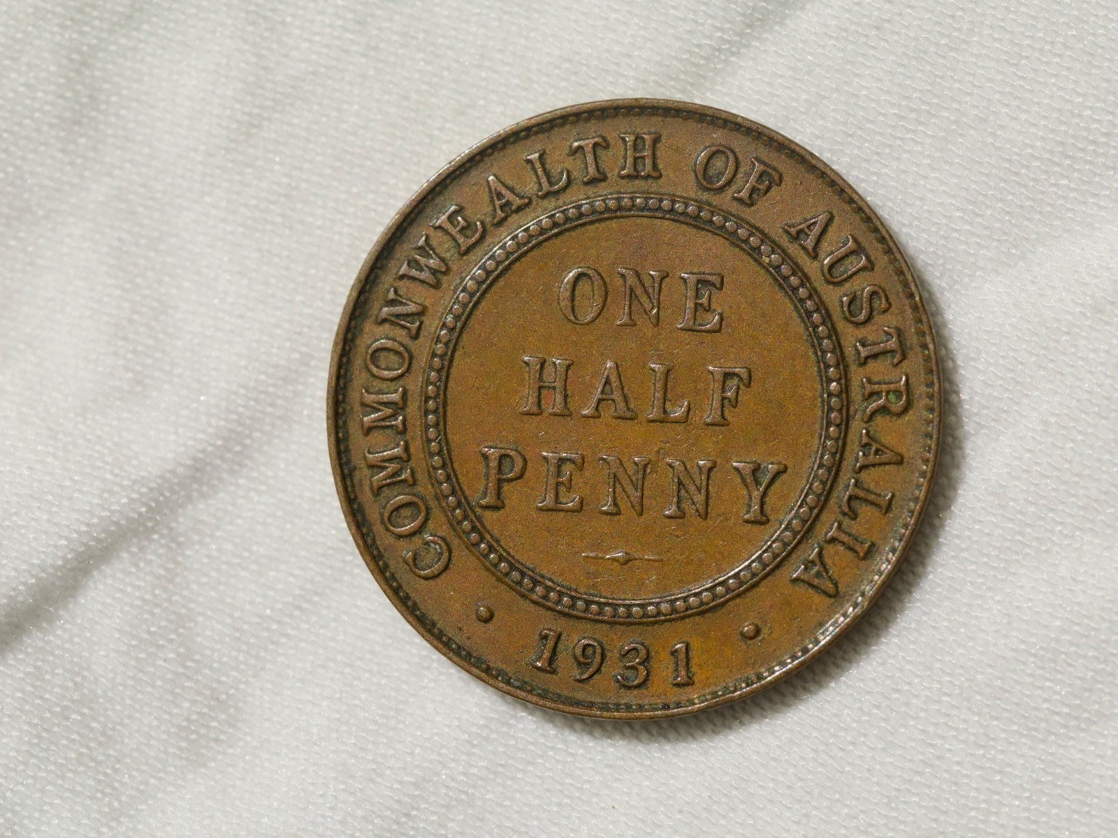 Australia  Half Penny 19310