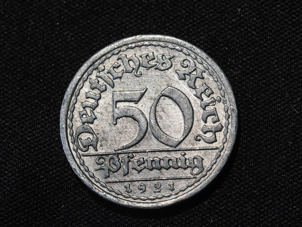 Germany - Weimar Republic 50 Pfennig 1921 F0