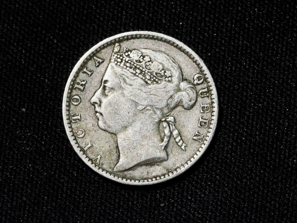 STRAITS SETTLEMENTS 10 Cents 18960
