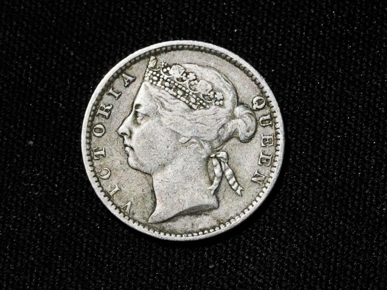 STRAITS SETTLEMENTS 10 Cents 18960