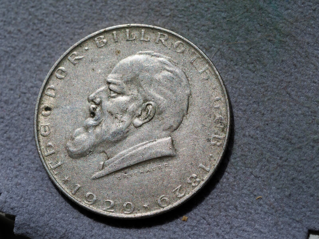 Austria 2 Schilling 1929 Theodor Billroth1