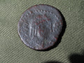 SPAIN, OBULCO. AE SEMIS. CIRCA 1st CENTURY BC. APOLLO OBVERSE, BULL REVERSE.0
