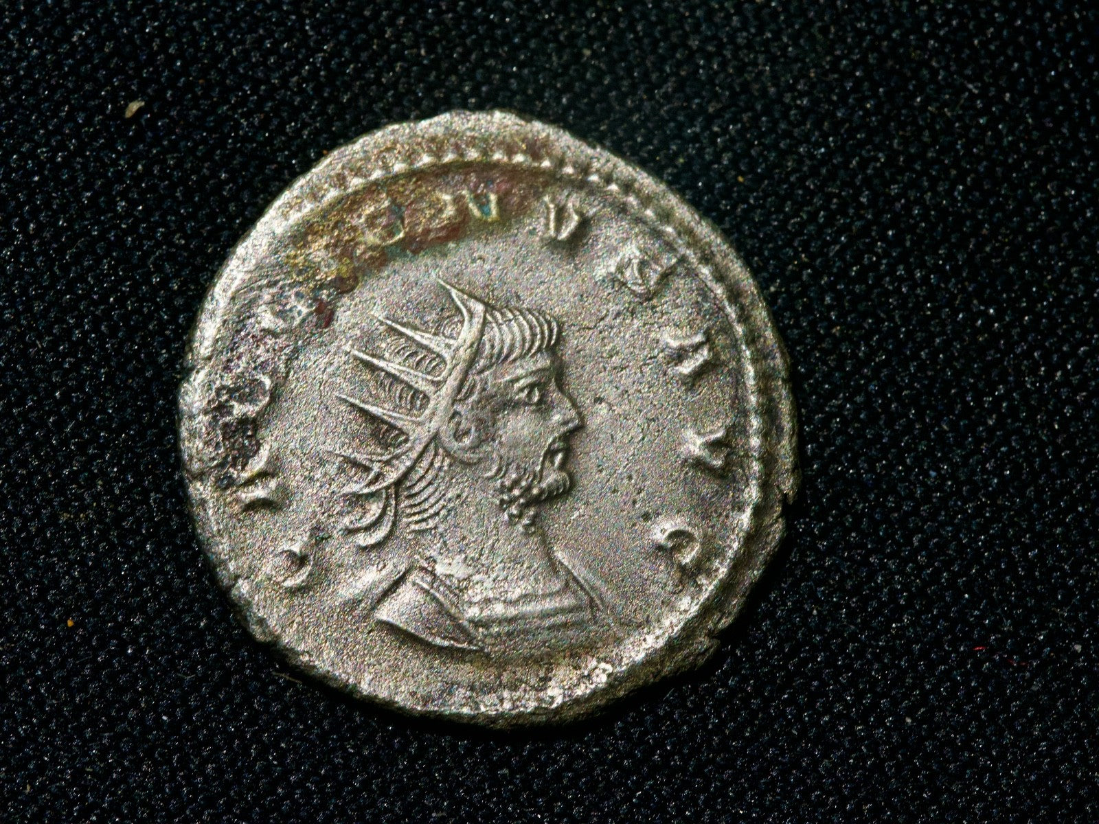 Gallienus  antoninianus Virtus-Emperor right, with spear & globe0
