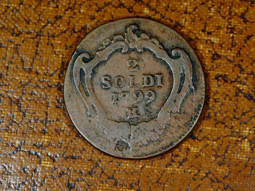 ITALIAN STATES, GORIZIA, Francesco II, 2 Soldi, 1799 K1
