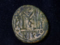 Justin II 565-578AD, Æ Follis Nicomedia mint, Year 7-AD 571-720