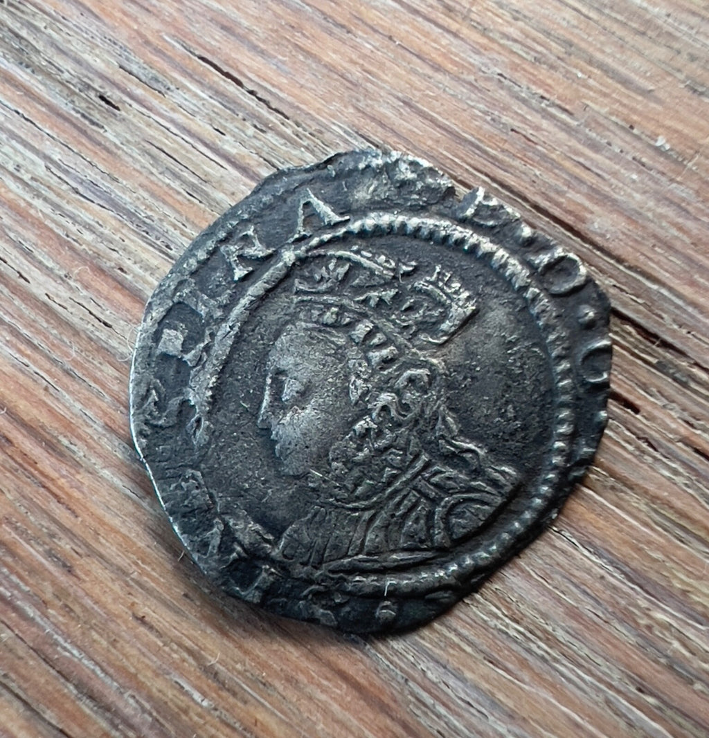 Elizabeth I penny, second issue, mm cross-crosslet, 1560-1, S25580